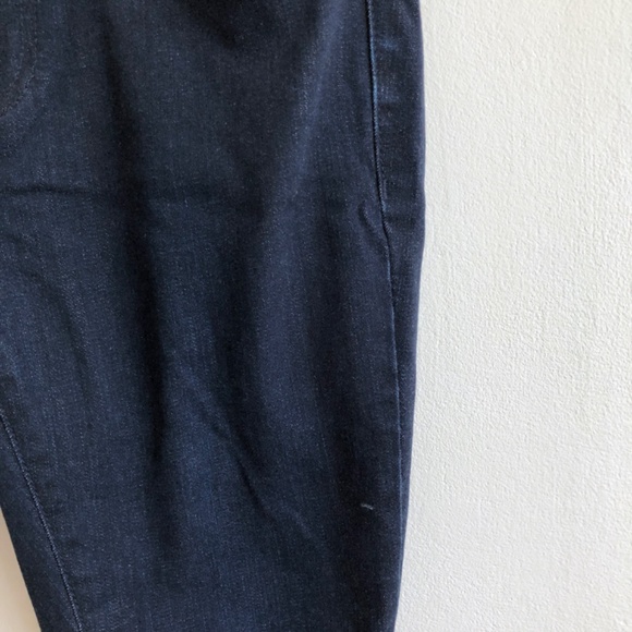 J. Jill Denim Leggings 4P, 5-pocket Dark Stretch Skinny Jeggings mid/low rise - Picture 8 of 12